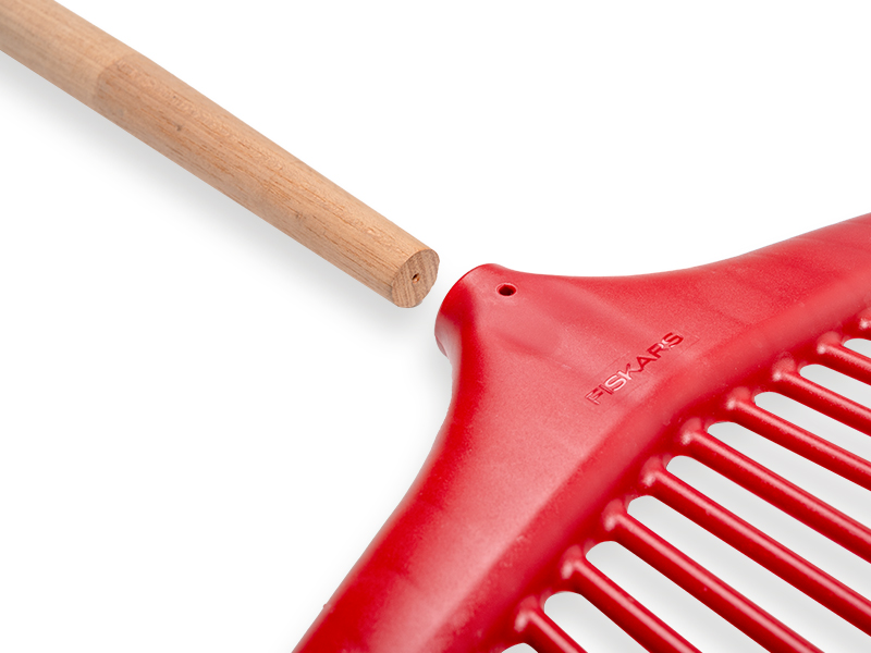 Bladharksteel 160 x 2,8 cm., punt 140/20 mm., voor Fiskars bladhark