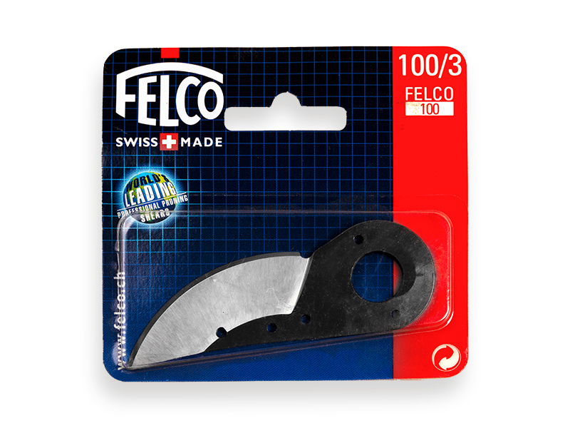 Bovenmes Felco 100/3 op blister, voor Felco 100 en 4C&H