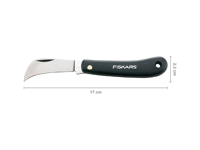 Fiskars tuinmes, K62, totale lengte 17 cm