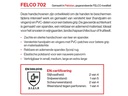 Handschoen Felco 702 maat L, rundleder met spandex rugzijde