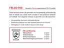 Handschoen Felco 703 maat L, volnerf rundsleder, perforatiebestendig