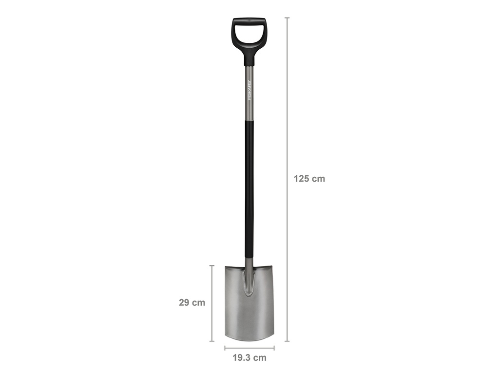 Fiskars Ergonomic Tuinspade rond