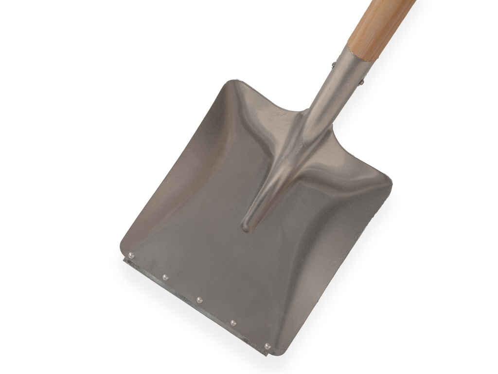 Ballastschop ATLAS aluminium met strip met YD-steel 80 cm