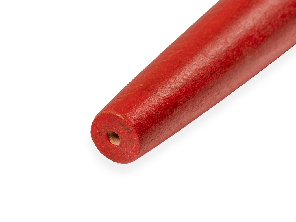 Houten uiteinde Zeisboom recht metaal