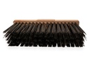 Straatbezem SOLIDE zwarte pvc 1,5 mm dik, 40 cm. breed, halfronde kap