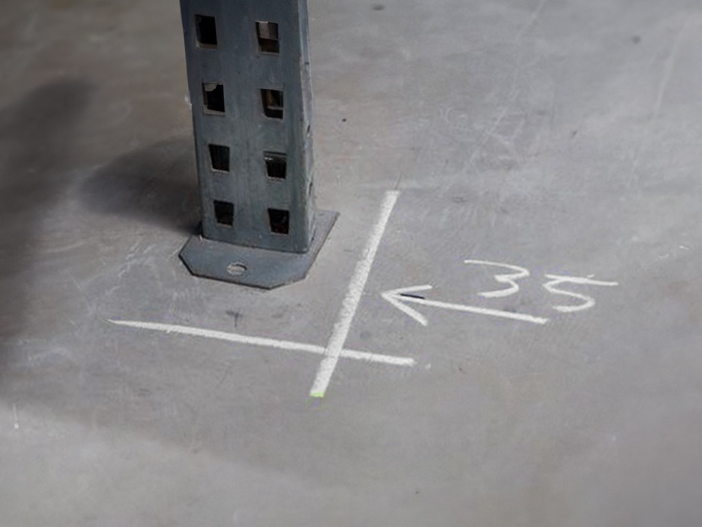 Industriekrijt KADEEM WIT, 25 x 25 mm (per doos van 96 stuks)