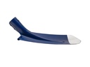 Kabelschop ATLAS DIAMANT 16 cm 3/4 blauw, onderkant spits, RONDE OPSTAP, gehard en gepolijst, zonder steel