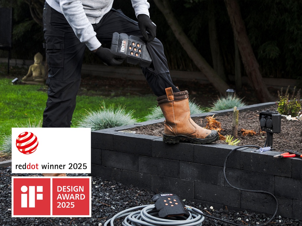 Kniebeschermers FENTO POCKET M2, lichtgewicht met ArmorTech™ (per paar)