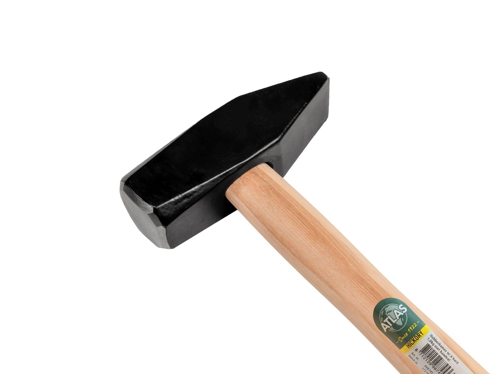 Bankhamer ATLAS 1500 gram, DIN 1041, met HICKORY steel 37 cm