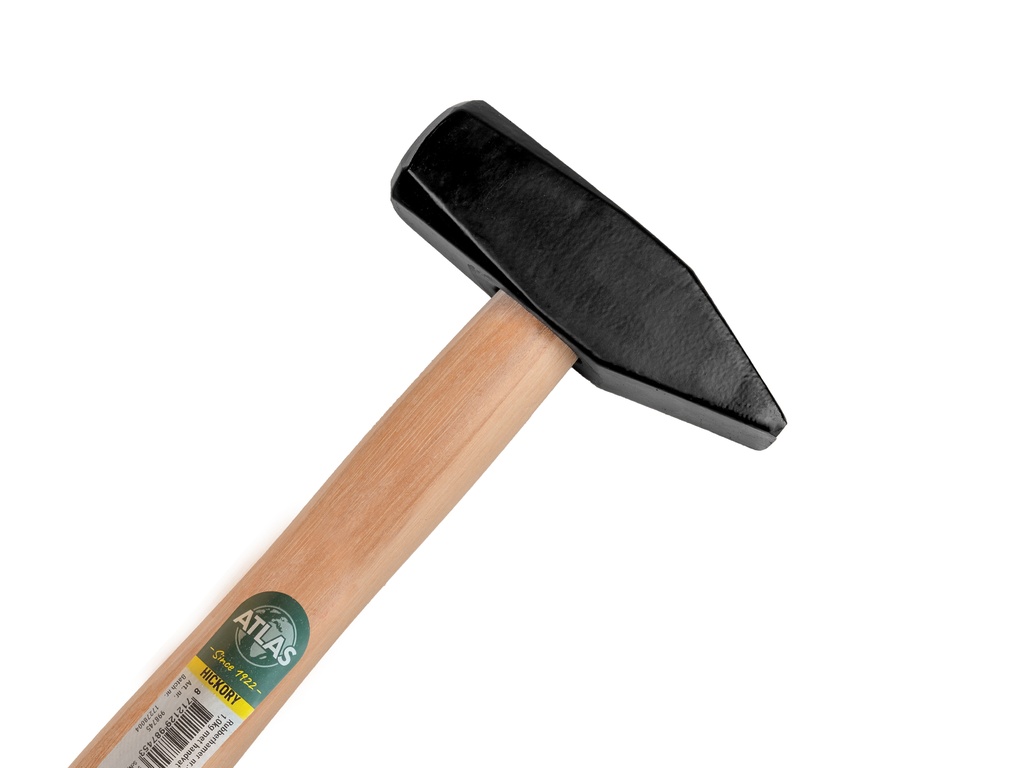 Bankhamer ATLAS 1500 gram, DIN 1041, met HICKORY steel 37 cm