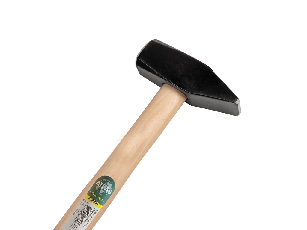 Bankhamer ATLAS 2000 gram, DIN 1041, met HICKORY steel 37 cm