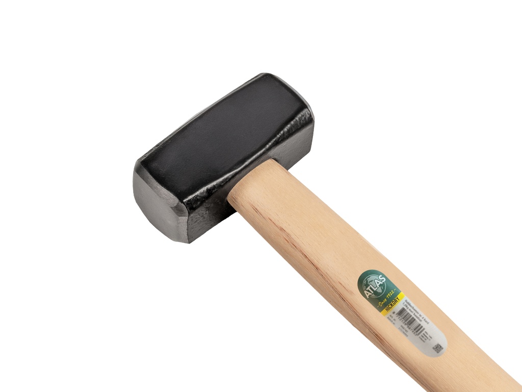 Moker - Vuisthamer ATLAS 1000 gram, DIN 6475, met HICKORY steel 25 cm