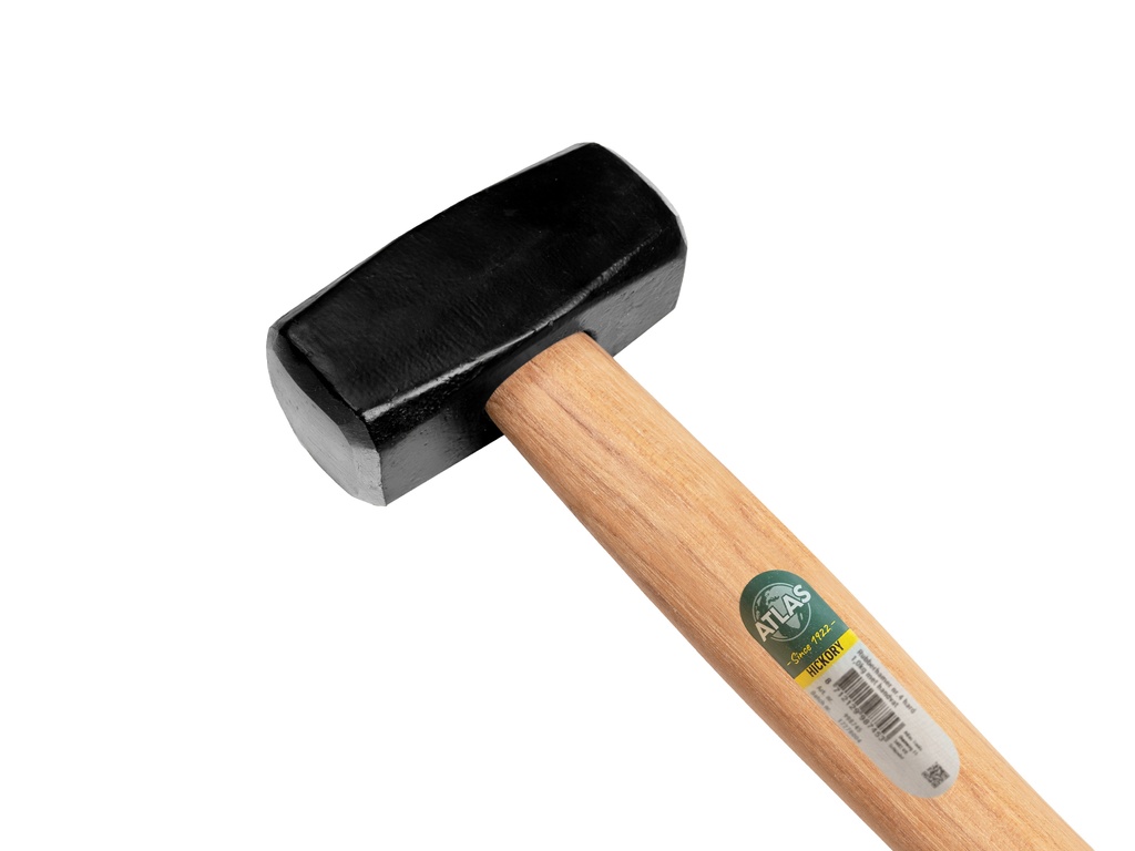 Moker - Vuisthamer ATLAS 1500 gram, DIN 6475, met HICKORY steel 27 cm