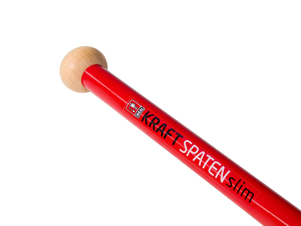 Krachtspade IDEAL smal met stalen knopsteel 92 cm en hardhouten knop