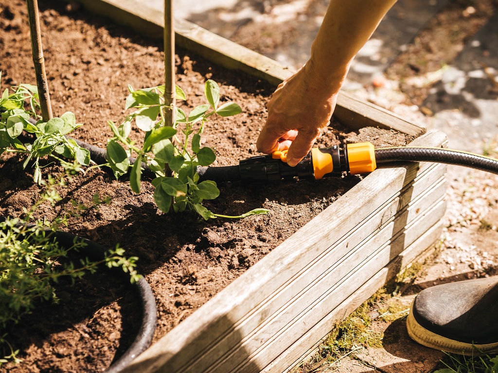 FISKARS Druppelslang 13 mm (1/2”) 15 meter On/Off