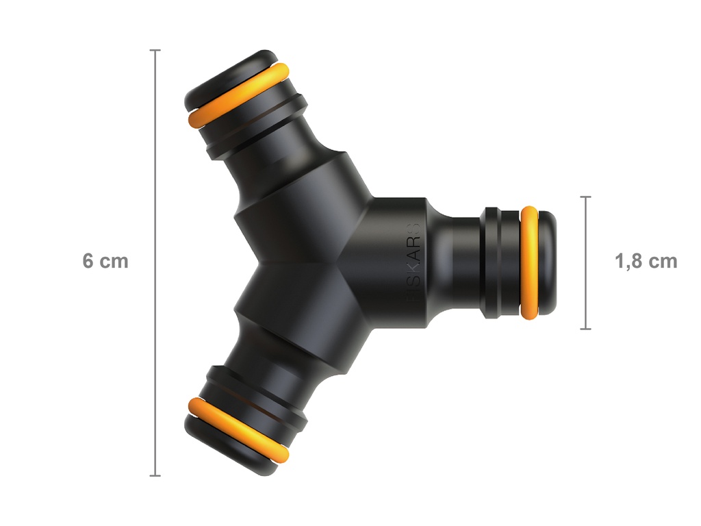 FISKARS Slangkoppeling 3-weg