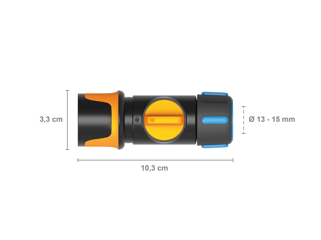FISKARS Slangkoppeling On/Off 13-15 mm (1/2-5/8")