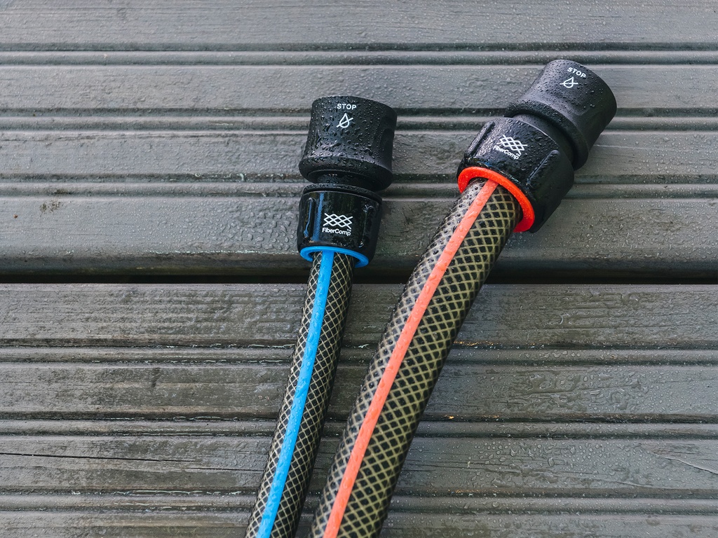 FISKARS slangkoppeling FiberComp 19 mm STOP