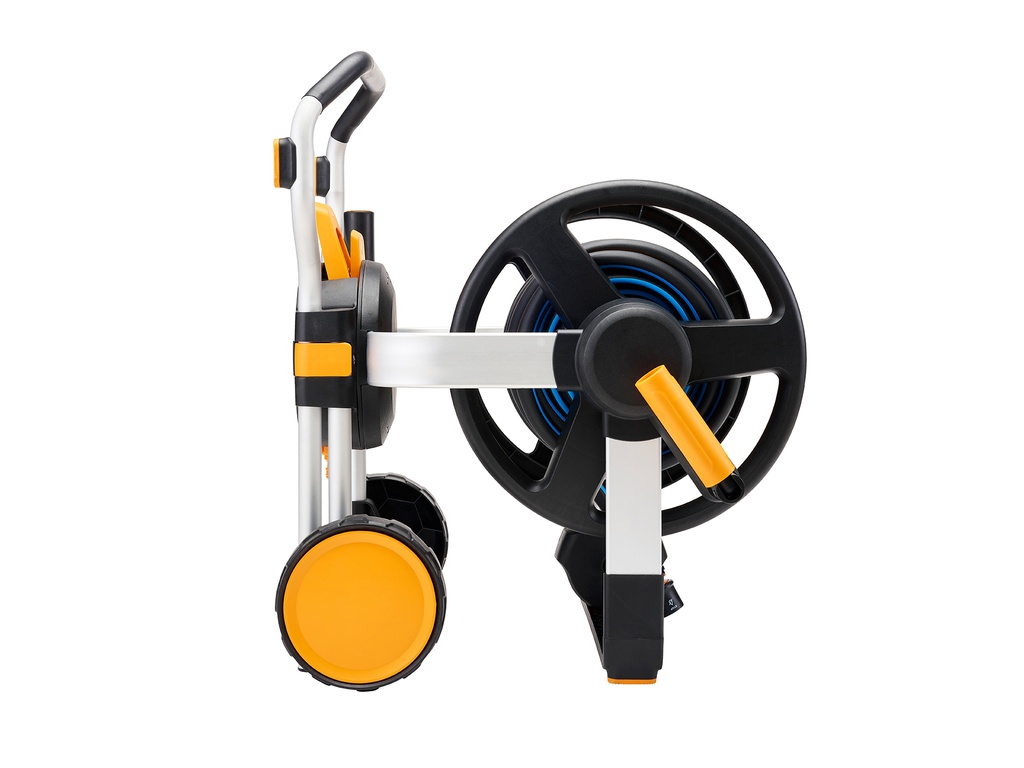 FISKARS Slanghaspel Manueel XL met wielen, inclusief 20 meter tuinslang