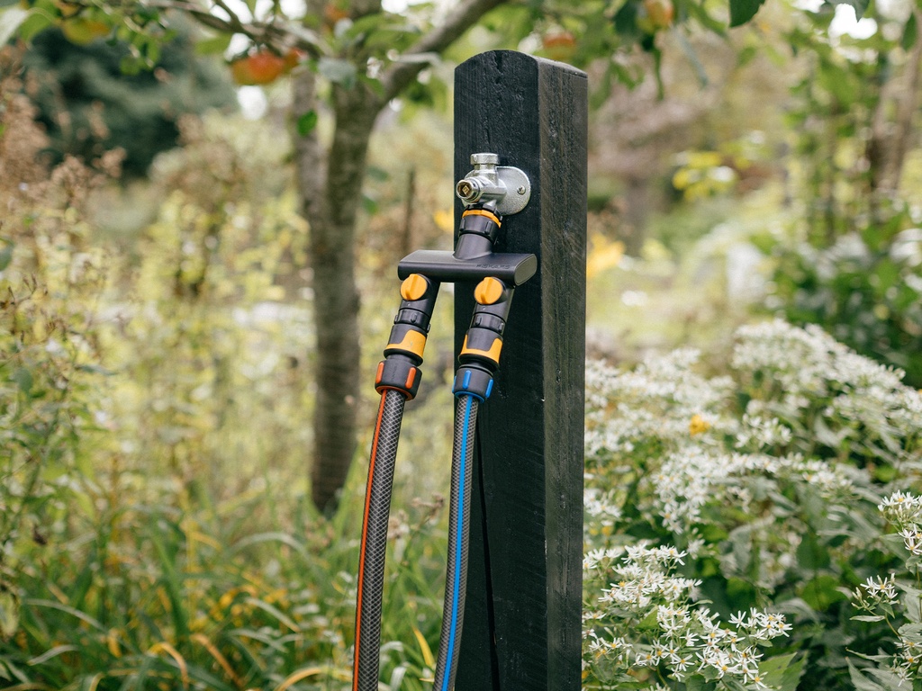 FISKARS Kraankoppeling 2-weg waterverdeler On/Off