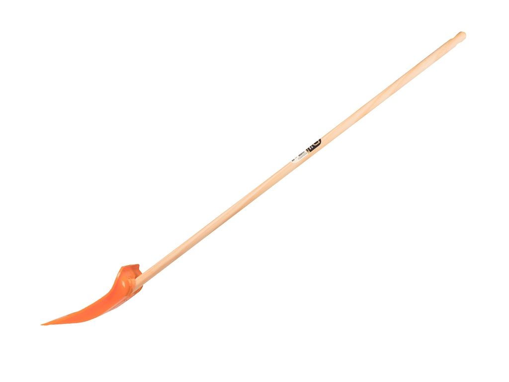 Kindersneeuwschuiver kunststof, oranje, met steel FSC 100%