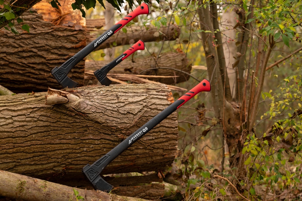 Kloofbijl EVEREST Q9 3000 gram, met fiberglassteel 92 cm