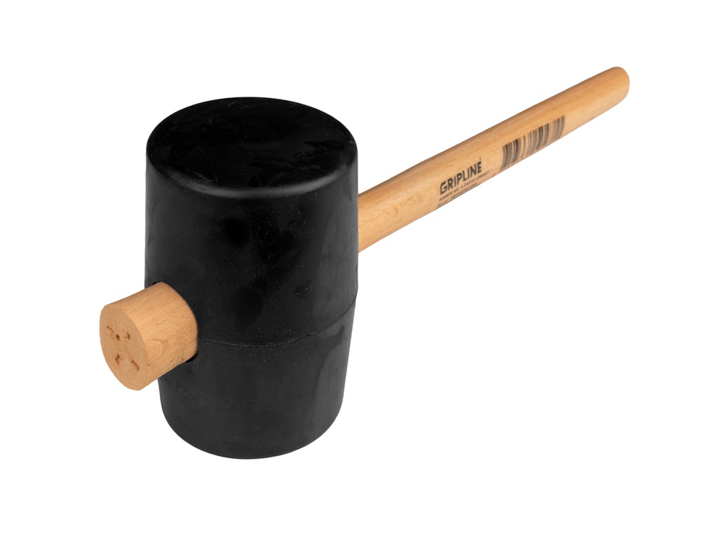 Rubberhamer GRIPLINE nr. 4 zacht, 1,2 kg Ø 90 x 140 mm, met ESSEN steel