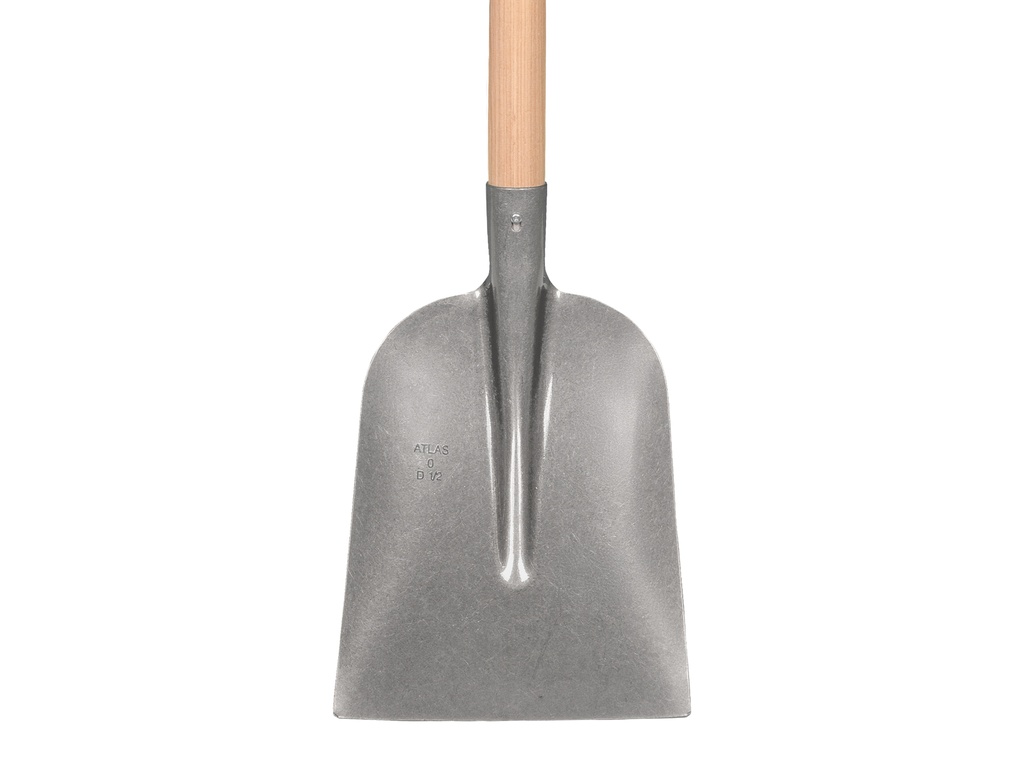 Betonschop ATLAS 1/2 0 gehard, met ATLAS schopsteel 110 cm gebogen