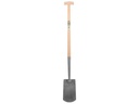 Spade ATLAS DIAMANT gepolijst, met ATLAS Ecofiber steel 85 cm en Engelse kruk