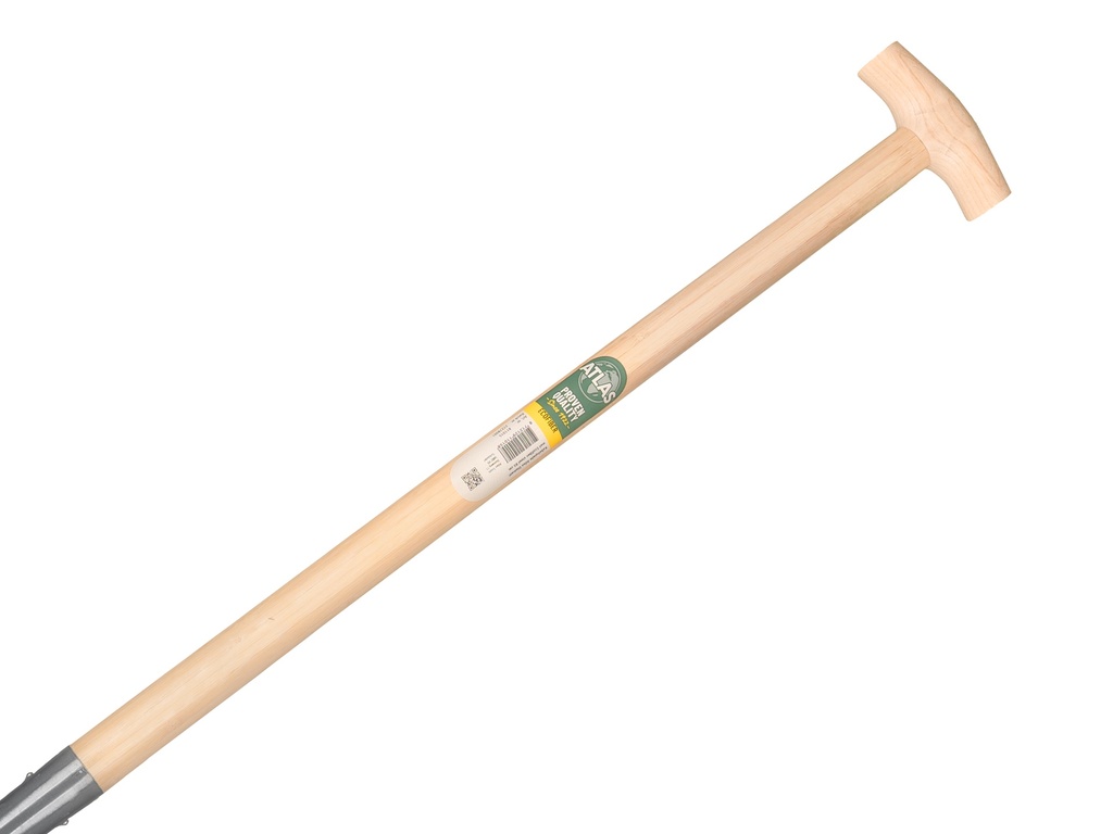 Kabelspade ATLAS DIAMANT gepolijst, RONDE OPSTAP, met ATLAS Ecofiber steel 85 cm en Engelse kruk