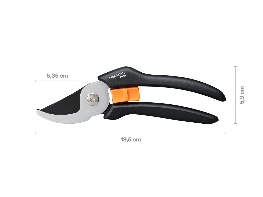 Snoeischaar FISKARS Solid P121 bypass, knipt tot 18 mm