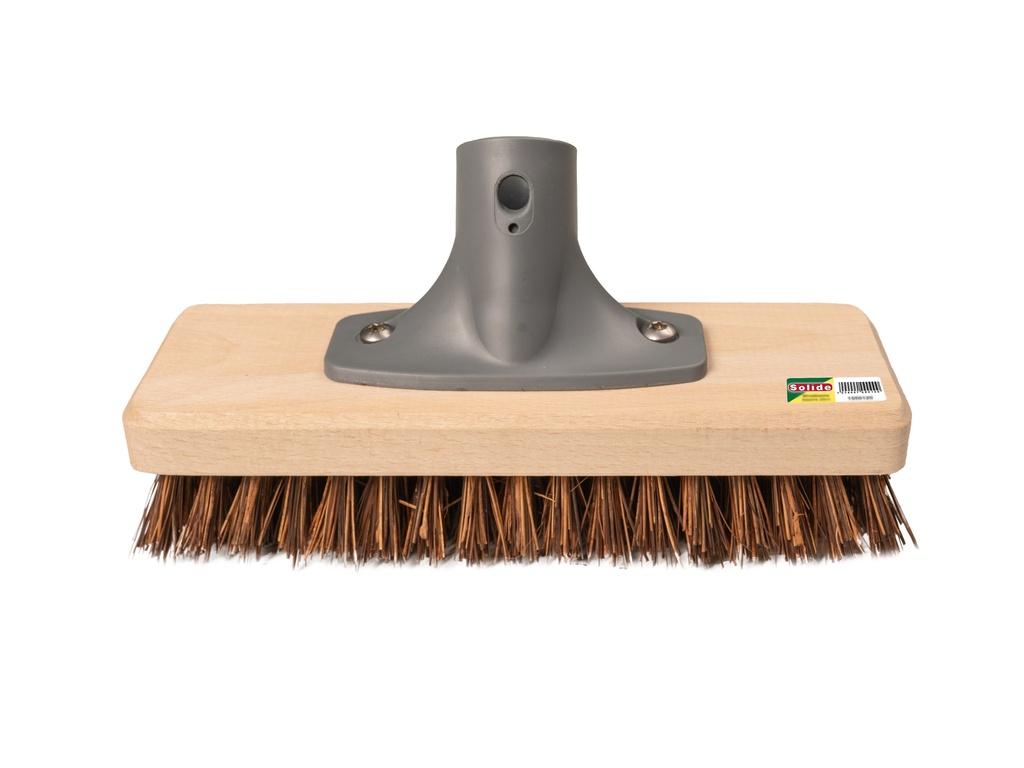 Terrasbezem - Schrobbezem SOLIDE union 20 cm, met stokhouder, zonder steel