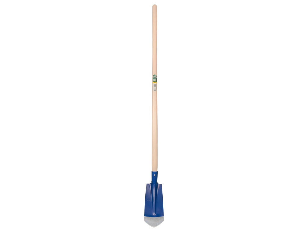 Kabelschop ATLAS DIAMANT 11,5 cm 3/4 blauw, onderkant spits, met ATLAS batsesteel 130 cm