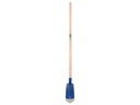 Kabelschop ATLAS DIAMANT 11,5 cm 3/4 blauw, onderkant spits, met ATLAS batsesteel 130 cm