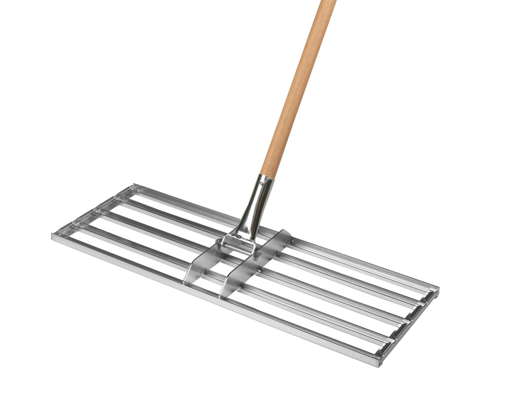 Egalisatiehark - Nivelleerhark ATLAS staal 75 x 26 cm, met ATLAS steel 150 x 3,2 cm