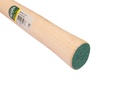 Rubberhamer ATLAS nr. 4 hard 90 shore WIT, 1.2 kg Ø 80 x 130 mm, met ESSEN steel