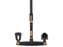 FISKARS OneClick Dakgootreiniger met borstel en schraper