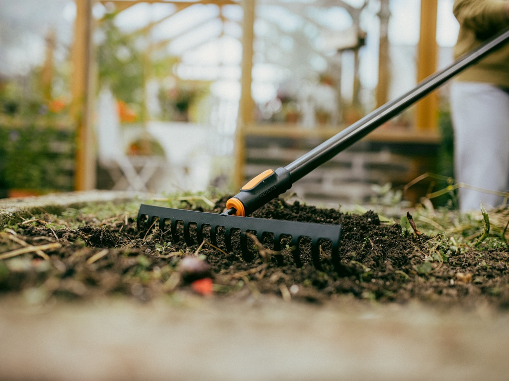 FISKARS OneClick Hark met 14 gebogen tanden