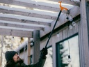 FISKARS OneClick Steel L aluminium 161 cm met SoftGrip™ greep en ophanggat