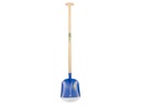 Schepbats ATLAS DIAMANT 3/4 1 blauw, met ATLAS Blijhamsteel 100 cm sterk gebogen