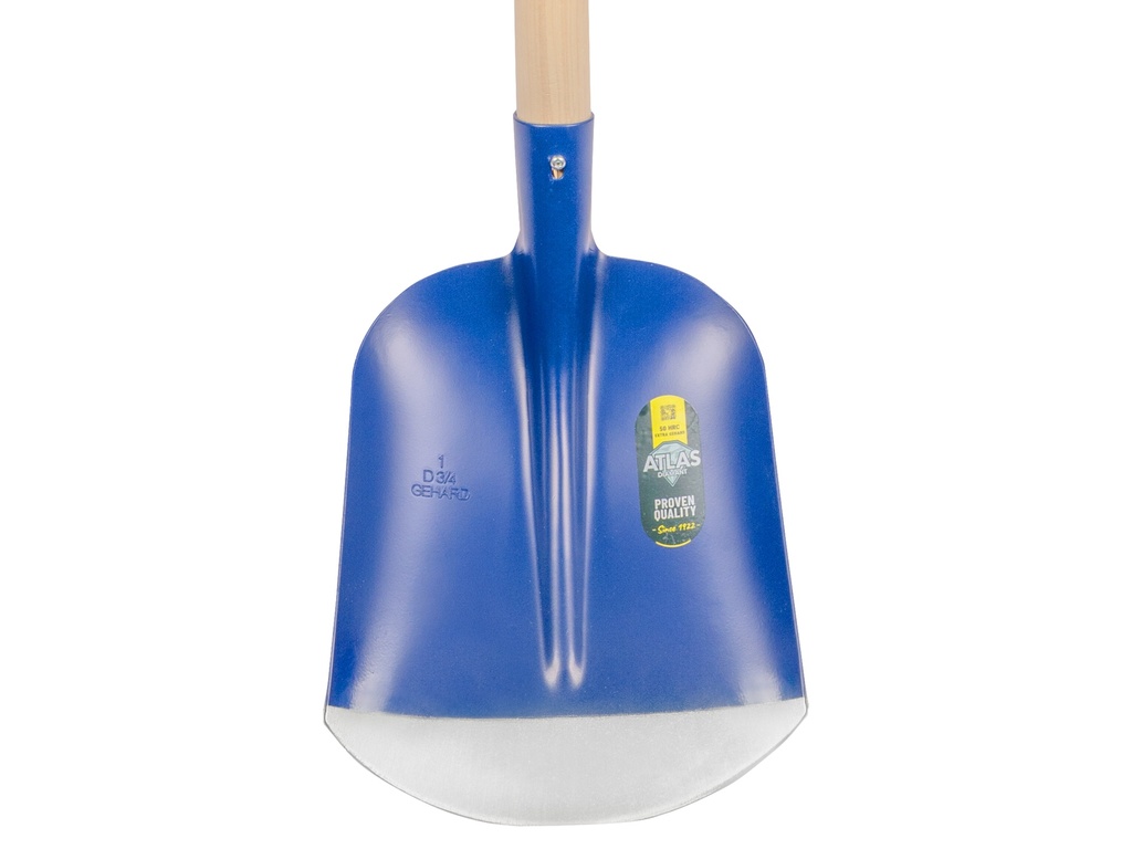 Schepbats ATLAS DIAMANT 3/4 1 blauw, met ATLAS Blijhamsteel 100 cm sterk gebogen