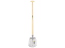 Steekbats ATLAS DIAMANT 1/4 000 gehard, gepolijst, RONDE OPSTAP, met ATLAS schopsteel 110 cm gebogen, FSC 100%