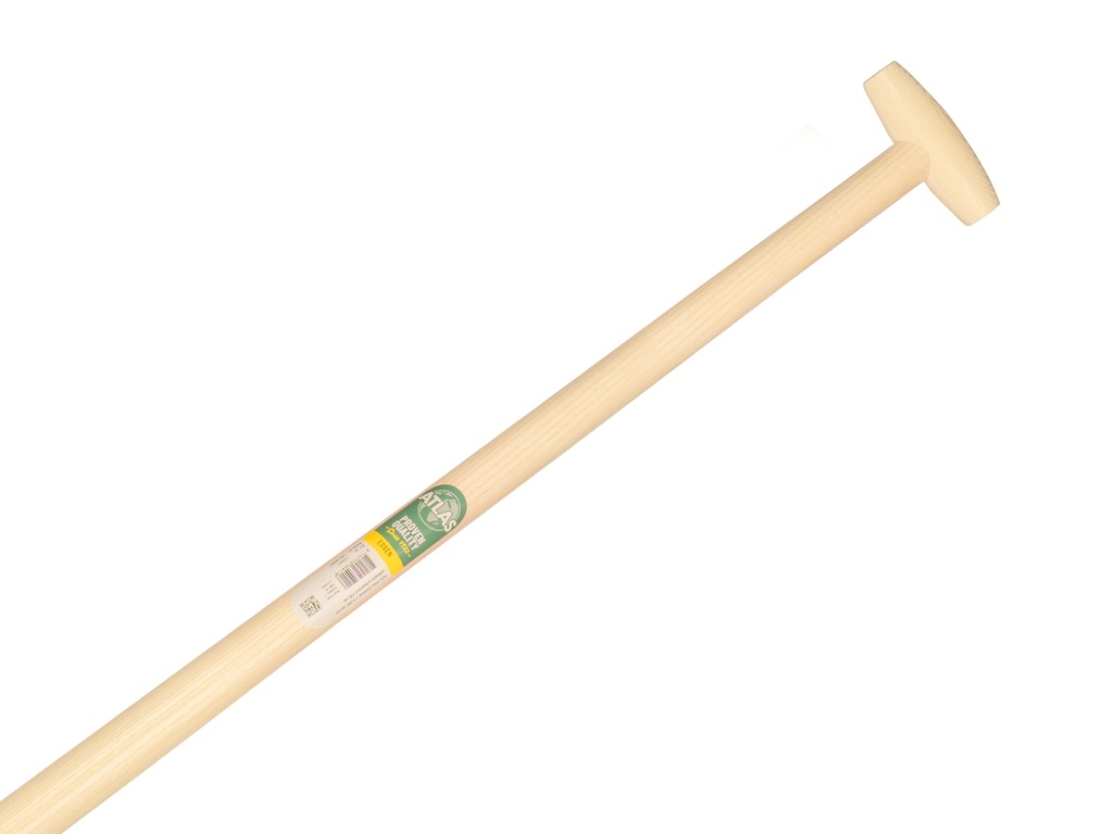 Steekbats ATLAS DIAMANT 1/4 000 gehard, gepolijst, RONDE OPSTAP, met ATLAS schopsteel 110 cm gebogen, FSC 100%