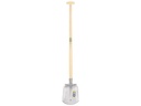 Steekbats ATLAS DIAMANT 1/4 000 gehard, gepolijst, RONDE OPSTAP, met ATLAS schopsteel 120 cm gebogen, FSC 100%