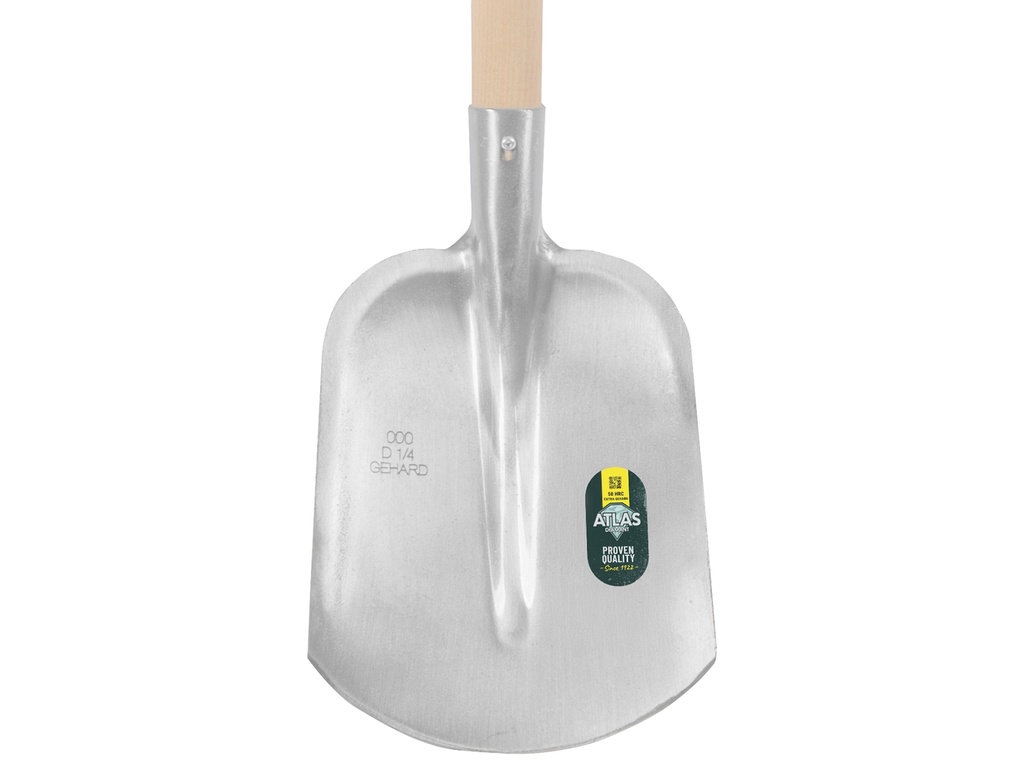 Steekbats ATLAS DIAMANT 1/4 000 gehard, gepolijst, met ATLAS Blijhamsteel 110 cm extra dubbel gebogen