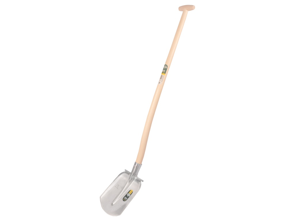 Steekbats ATLAS DIAMANT 1/4 000 gehard, gepolijst, RONDE OPSTAP, met Blijhamsteel 110 cm dubbel gebogen
