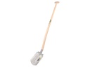 Steekbats ATLAS DIAMANT 1/4 000 gehard, gepolijst, RONDE OPSTAP, met Blijhamsteel 110 cm dubbel gebogen