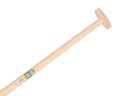 Steekbats ATLAS DIAMANT 1/4 000 gehard, gepolijst, RONDE OPSTAP, met Blijhamsteel 110 cm dubbel gebogen