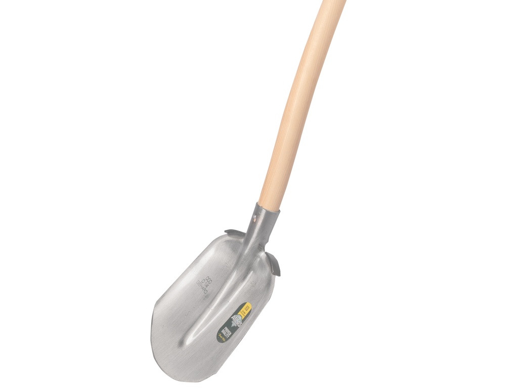 Steekbats ATLAS DIAMANT 1/4 000 gehard, gepolijst, PLATTE OPSTAP, met Blijhamsteel 110 cm extra dubbel gebogen