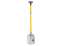Steekbats ATLAS DIAMANT 1/4 000 gehard, gepolijst, RONDE OPSTAP, met FIBERGLAS schopsteel 95 cm